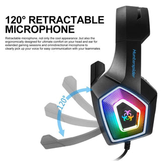 Ultra Flexible Microphone Gaming Headset